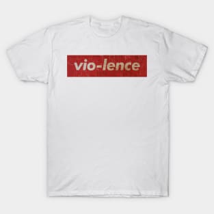 Vio-Lence - SIMPLE RED T-Shirt